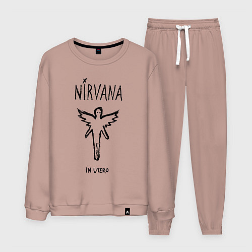 Мужской костюм Nirvana In utero / Пыльно-розовый – фото 1