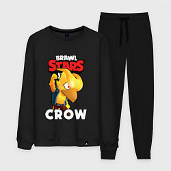 Костюм хлопковый мужской BRAWL STARS CROW PHOENIX, цвет: черный