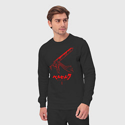 Костюм хлопковый мужской BERSERK, цвет: черный — фото 2