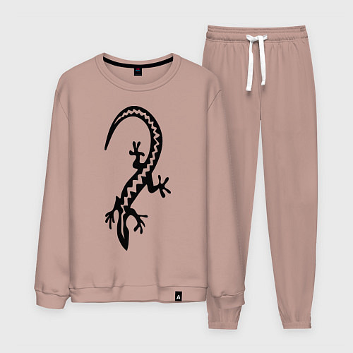 Мужской костюм Ящерка парная / Пыльно-розовый – фото 1