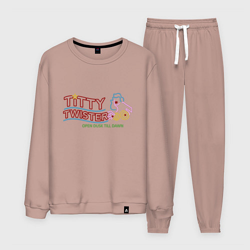 Мужской костюм Titty Twister / Пыльно-розовый – фото 1