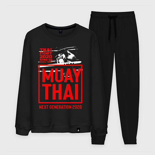 Мужской костюм MUAY THAI / Черный – фото 1