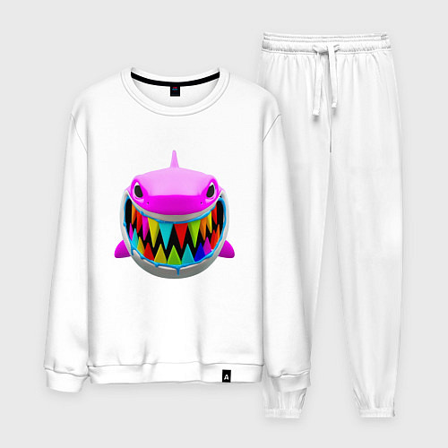 Мужской костюм 6IX9INE- GOOBA / Белый – фото 1