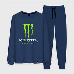 Костюм хлопковый мужской MONSTER ENERGY, цвет: тёмно-синий