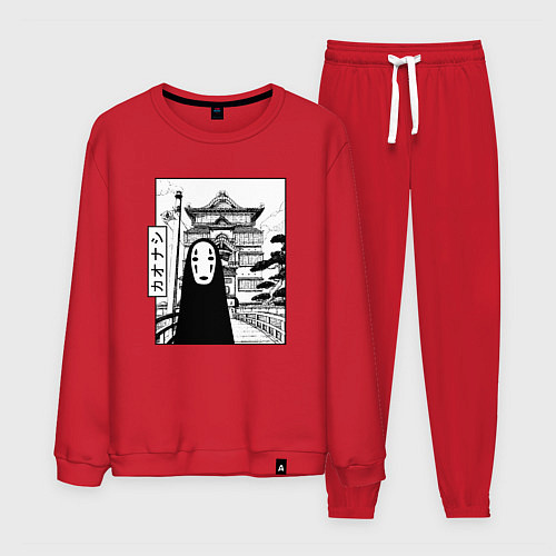 Мужской костюм No-Face Spirited Away Ghibli / Красный – фото 1