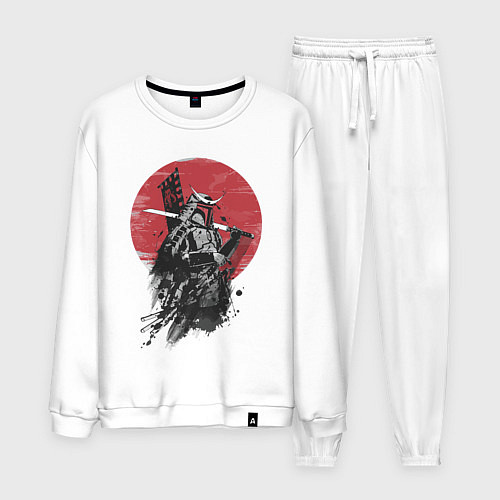 Мужской костюм Японский самурай / Белый – фото 1