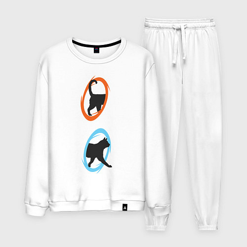 Мужской костюм Portal Cat / Белый – фото 1