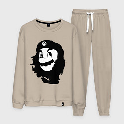 Костюм хлопковый мужской Che Mario, цвет: миндальный