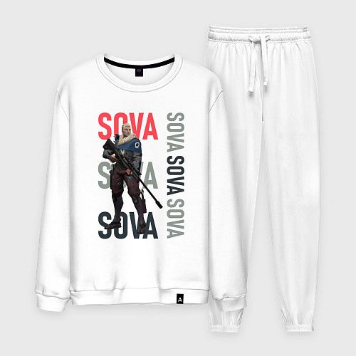Мужской костюм Valorant Sova / Белый – фото 1