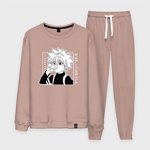 Мужской костюм Killua Hunter x Hunter Киллуа / Пыльно-розовый – фото 1