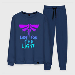 Костюм хлопковый мужской ЦИКАДЫ LOOK FOR THE LIGHT, цвет: тёмно-синий