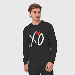 Костюм хлопковый мужской The Weeknd XO, цвет: черный — фото 2