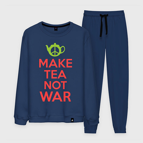 Мужской костюм Make tea not war / Тёмно-синий – фото 1