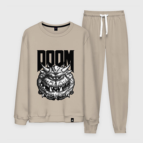 Мужской костюм КАКОДЕМОН DOOM Z / Миндальный – фото 1