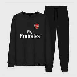 Костюм хлопковый мужской ARSENAL, цвет: черный