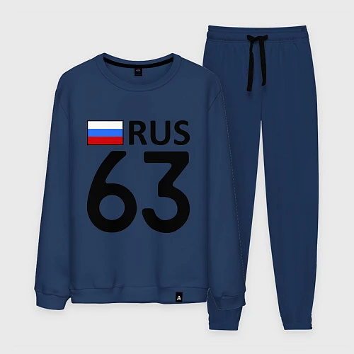 Мужской костюм RUS 63 / Тёмно-синий – фото 1