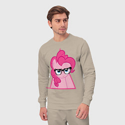 Костюм хлопковый мужской Pinky Pie hipster, цвет: миндальный — фото 2