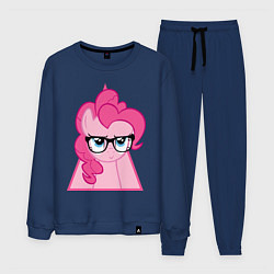 Костюм хлопковый мужской Pinky Pie hipster, цвет: тёмно-синий