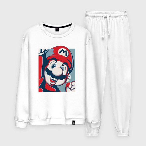 Мужской костюм MARIO / Белый – фото 1