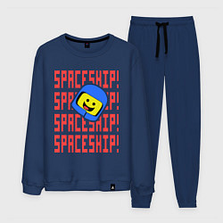 Костюм хлопковый мужской Spaceship, цвет: тёмно-синий