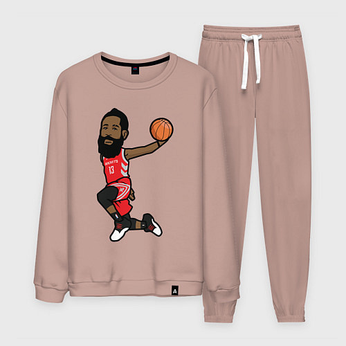 Мужской костюм James Harden / Пыльно-розовый – фото 1