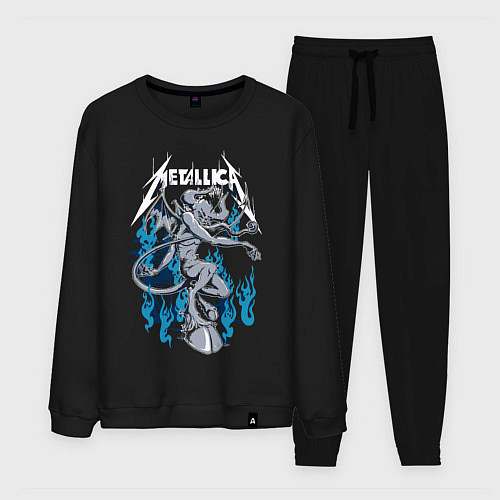 Мужской костюм Metallica - черт / Черный – фото 1