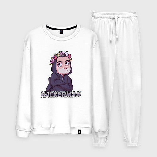 Мужской костюм Mr Robot / Белый – фото 1