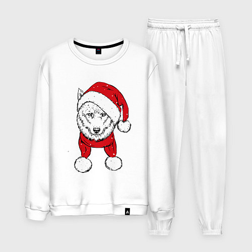 Мужской костюм Wolf hipster / Белый – фото 1