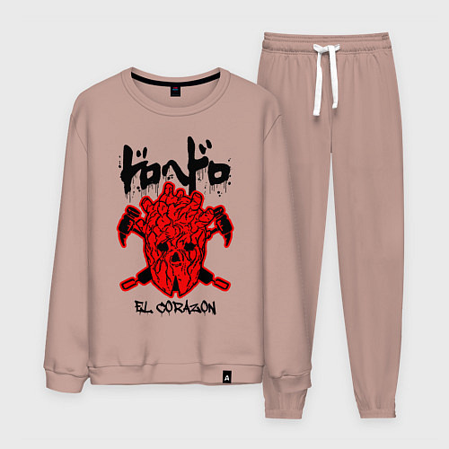 Мужской костюм DOROHEDORO / Пыльно-розовый – фото 1