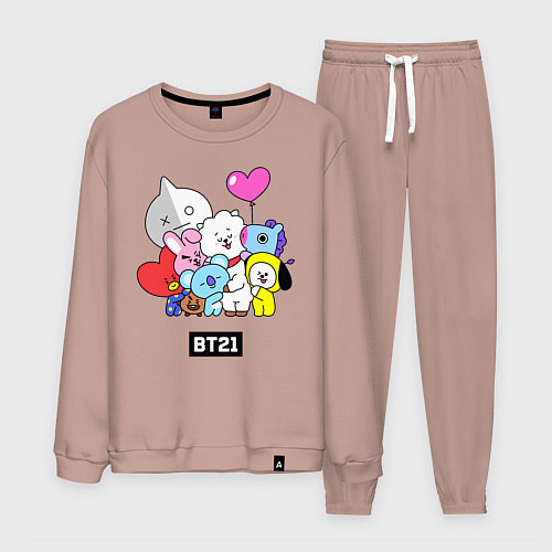 Мужской костюм BT21 / Пыльно-розовый – фото 1