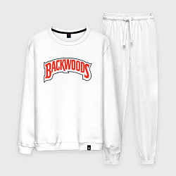 Костюм хлопковый мужской BACKWOODS, цвет: белый