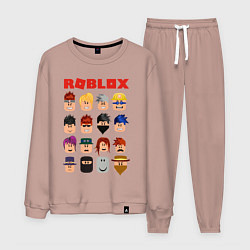 Костюм хлопковый мужской ROBLOX, цвет: пыльно-розовый