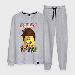 Костюм хлопковый мужской ROBLOX, цвет: меланж