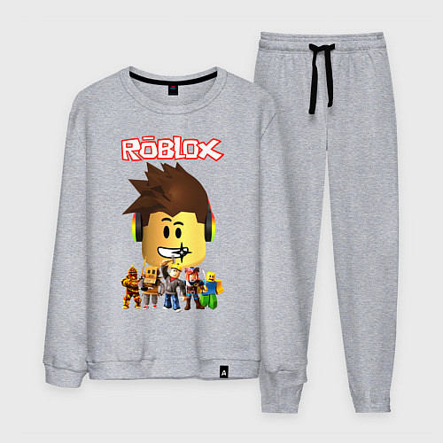 Мужской костюм ROBLOX / Меланж – фото 1