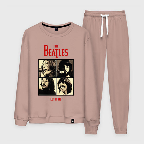 Мужской костюм The Beatles LET IT BE / Пыльно-розовый – фото 1