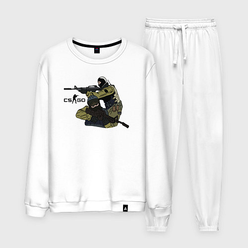 Мужской костюм CS:GO / Белый – фото 1