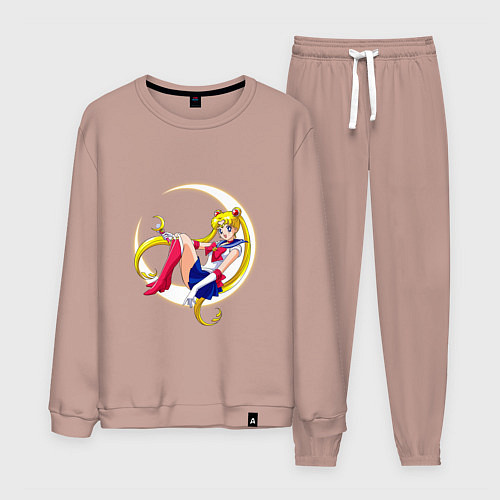 Мужской костюм Sailor Moon / Пыльно-розовый – фото 1