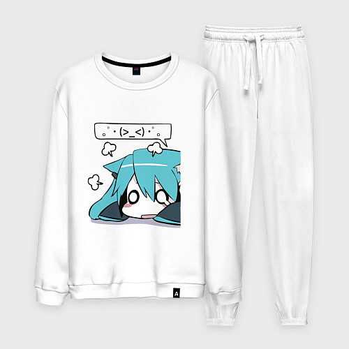 Мужской костюм Грусть / Белый – фото 1