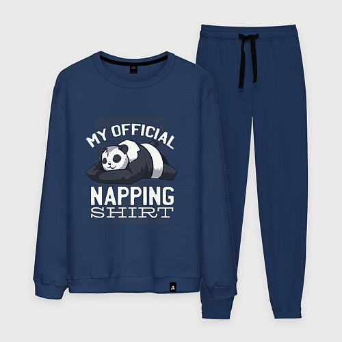 Мужской костюм My Official Napping Shirt / Тёмно-синий – фото 1