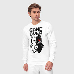 Костюм хлопковый мужской MONOKUMA GAME OVER, цвет: белый — фото 2