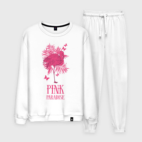 Мужской костюм Pink paradise / Белый – фото 1