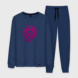 Мужской костюм Zerg logo Purple