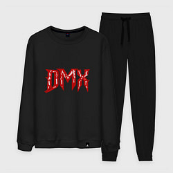 Костюм хлопковый мужской DMX - Red & White, цвет: черный