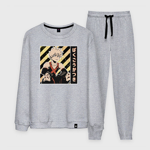 Мужской костюм Моя геройская академия Бакуго / Меланж – фото 1