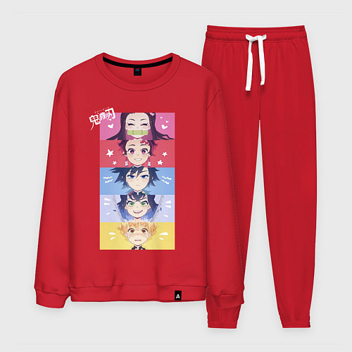 Мужской костюм Клинок, рассекающий демонов ГЕРОИ / Красный – фото 1