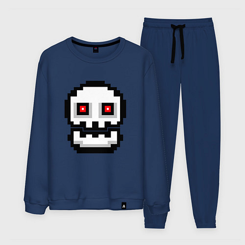 Мужской костюм Skull Geometry Dash / Тёмно-синий – фото 1