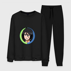 Костюм хлопковый мужской Rukia Kuchiki Bleach, цвет: черный