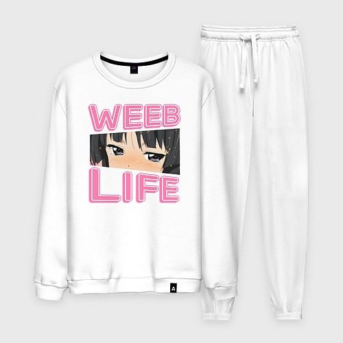 Мужской костюм Weeb life / Белый – фото 1