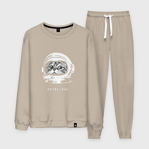 Мужской костюм Astro-cat / Миндальный – фото 1