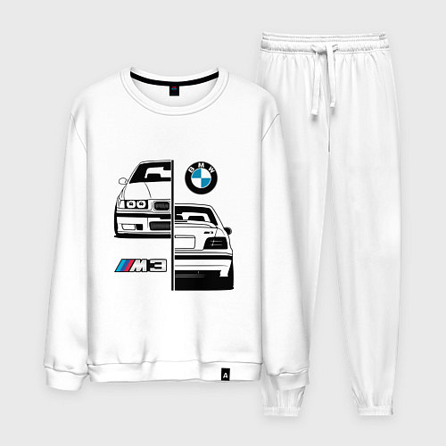 Мужской костюм BMW M3 E 36 БМВ М3 E 36 / Белый – фото 1